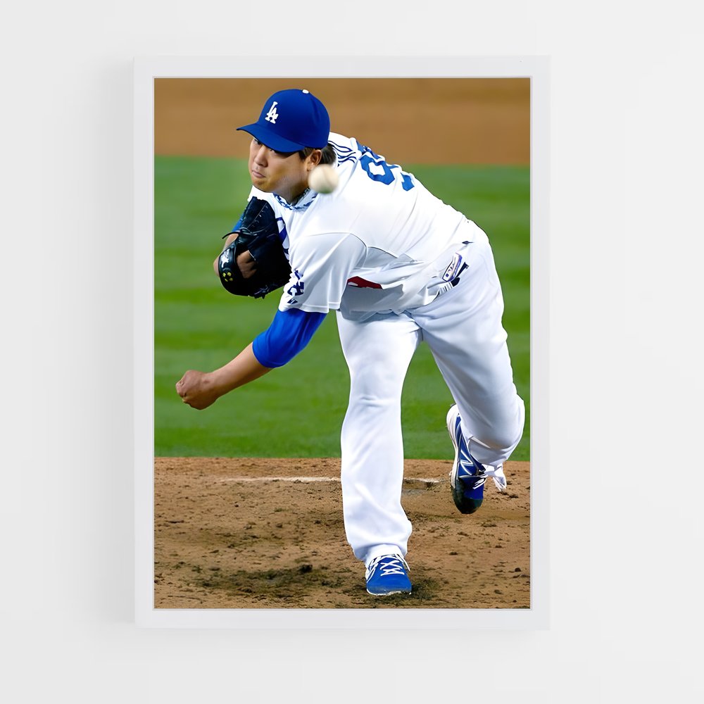Poster L'Art de la Lancer – affiche Baseball (vue 3)